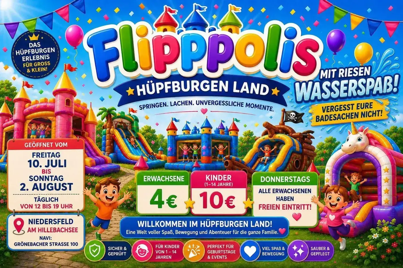 Flippolis bij de Hillebachsee
